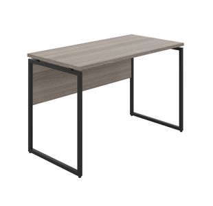 5 Star Vexo Desk with Modesty Panel 1200mm Grey Oak/Black FS646484