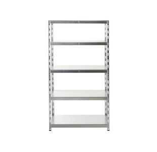 5 Star Hdut 5 Tier Galvanised Shelving 1000x600x1800mm FS646996