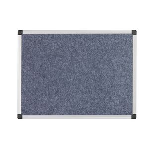 5 Star Fire Retardant Noticeboard 600x900mm Grey FS669100
