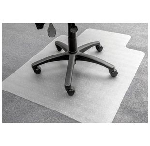 5 Star Chair Mat For Carpets PVC Lipped 900x1200mm Clear/Transparent 670940