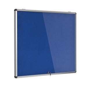 5 Star Glazed Fire Retardant Noticeboard 6x A4 Sheets Blue FS679304