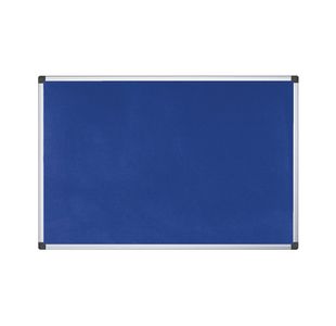 5 Star Fire Retardant Noticeboard 1800x1200mm Blue FS688003