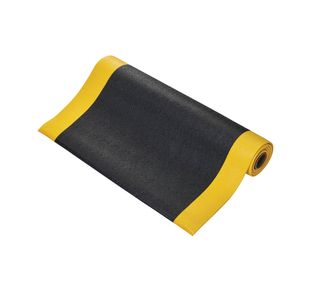 5 Star Anti-Fatigue Textured Top Mat 1.2 x 1m Black/Yellow FS712643