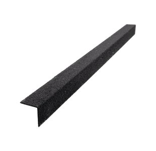 5 Star Anti-Slip Stair Nosing 1m x 55mm x 55mm Black FS712806