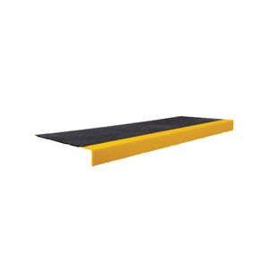 5 Star GRP Anti-Slip Stair Tread 1.5m x 345x55mm Black/Yellow FS712817