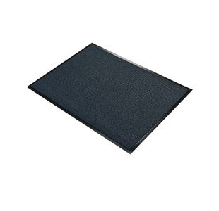 5 Star Entrance Door Mat 0.9 x 1m Black/Blue FS712879