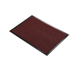 5 Star Entrance Door Mat 0.9 x 1.5m Black/Red FS712882
