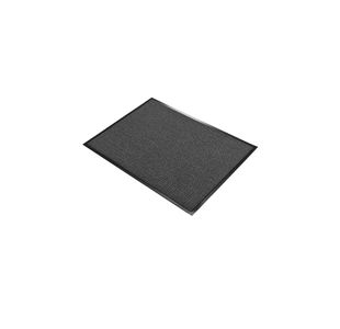 5 Star Entrance Door Mat 0.9 x 1m Black/Steel FS712897
