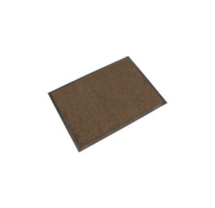 5 Star Washable Indoor Entrance Door Mat 1.15m Black/Brown FS712917