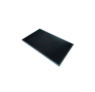 5 Star Fingertip Rubber Outdoor Door Mat 0.9 x 1.5m Black FS712964