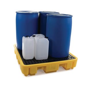 5 Star Spill Pallet for 4x 205L Drum Yellow FS811883