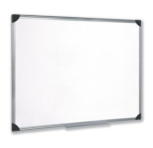 5 Star Whiteboard Drywipe Magnetic with Pen Tray and Aluminium Trim 900x600mm 908116