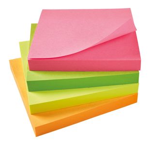 5 Star Re-Move Notes Repositionable 76x76mm Assorted Neon (Pack of 12) 912971
