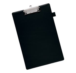 5 Star Standard Clipboard with PVC Cover Foolscap Black 913632