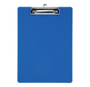 5 Star Clipboard Solid Plastic with Rounded Corners A4 Blue 913713