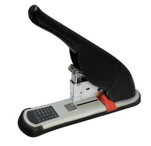 5 Star Heavy Duty Stapler Lever Arm Capacity 100 Sheets All-Steel Black 918664