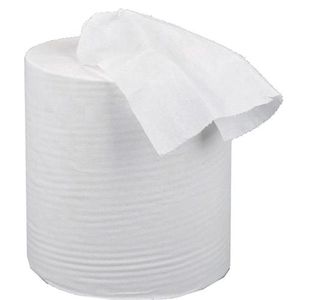 5 Star 2-Ply Centrefeed Paper Roll Refill for Jumbo Dispenser 175mmx150m White (Pack of 6) 930148