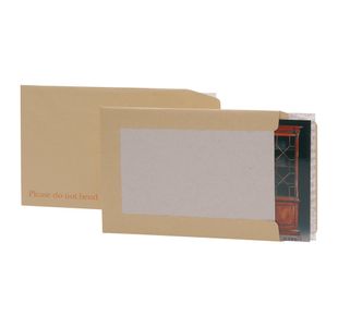 5 Star Recycled C3 Board Backed Envelope Hot Melt Peel and Seal 120gsm Manilla (Pack of 50) 930172