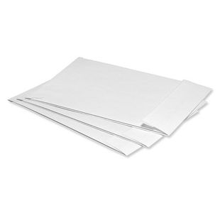 5 Star C4 Window Envelope Peel and Seal 25mm Gusset 120gsm 324x229x25mm White (Pack of 125) 930183