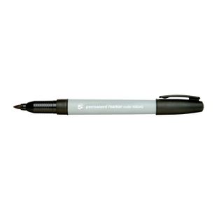 5 Star Permanent Marker Fine Tip 0.8mm Line Black (Pack of 10) 930342