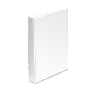 5 Star 4D-Ring Presentation Ring Binder A4 Polypropylene 25mm White (Pack of 10) 933012