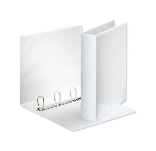 5 Star 4D-Ring Presentation Ring Binder A4 Polypropylene 38mm White (Pack of 10) 933054