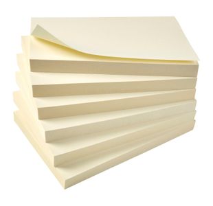 5 Star Recycled Sticky Notes Repositionable 76x127mm Yellow (Pack of 12) 934185