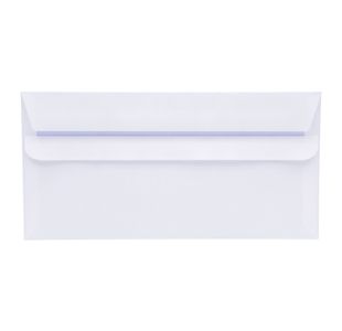5 Star DL Wallet Envelope Self Seal 80gsm 220x110mm White Retail Pack (Pack of 50) 934740