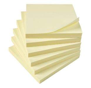 5 Star Re-Move Sticky Notes Repositionable 76x76mm Yellow (Pack of 12) 935466