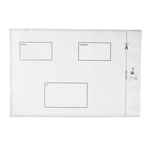 5 Star Waterproof Polythene Envelope Peel/Seal 245x320mm 50mm Flap Opaque (Pack of 100) 935787