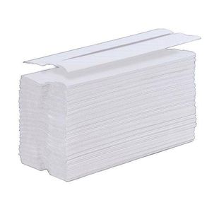 5 Star C-Fold 1-Ply Recycled Hand Towel 230x310 White (Pack of 12) 936512