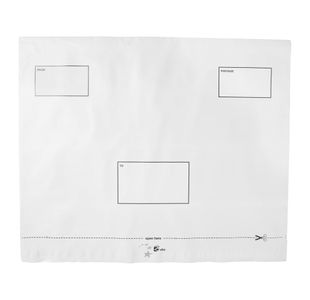 5 Star DX Waterproof Bags Self Seal White 450x320mm and 50mm Flap (Pack of 100) 938538