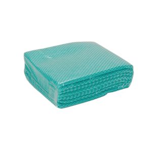5 Star Multipurpose Anti-microbial Cleaning Cloth 40gsm 500x300mm Green (Pack of 50) 939301
