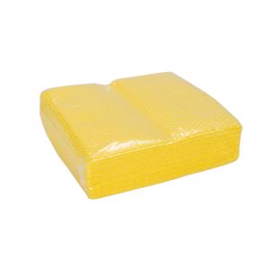 5 Star Multipurpose Anti-microbial Cleaning Cloth 40gsm 500x300mm Yellow (Pack of 50) 939305