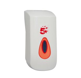5 Star Large Foam Soap Dispenser 115x115x250mm 0.9 Litre