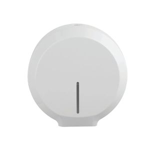 Essence Commercial Mini Jumbo Toilet Roll Dispenser White WR-ESS-MJUMBO-W