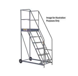 Climb-It Warehouse Safety Steps 600mm Platform 5 Tread Grey AHWS05GY