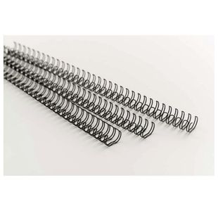 GBC MultiBind 12mm A4 130 Sheet Binding Wire Black (Pack of 100) IB165320