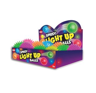 Flashing Spikey Ball Assorted Pack of 24 TOY1669