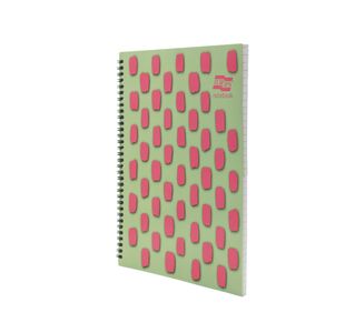 Europa Splash Notebooks 160 Lined Pages A4+ Pink Cover (Pack of 3) EU1503Z