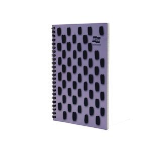 Europa Splash Notebooks 160 Lined Pages A5 Purple Cover (Pack of 3) EU1504Z
