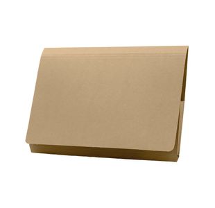 Exacompta Guildhall Full Flap Pocket Wallet Foolscap Buff (Pack of 50) PW2-BUF