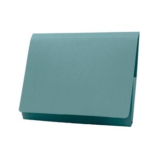 Exacompta Guildhall Brief Size Pocket Wallet 14x10in Blue (Pack of 50) PW3-BLU