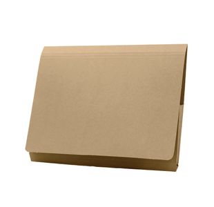 Exacompta Guildhall Brief Size Pocket Wallet 14x10in Buff (Pack of 50) PW3-BUF