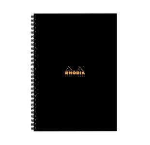 Rhodia Business A4 Book Wirebound Hardback 160 Pages Black (Pack of 3) 119232C