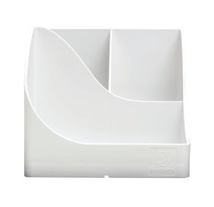 Exacompta Autentik Multi Compartment Pen Box White 69513D