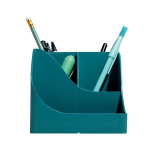 Exacompta Skandi Recycled Plastic PenWave Pen Pot Pacific Blue 69534D