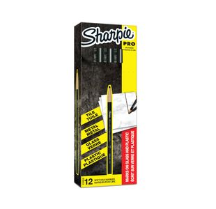Sharpie China Marker Fine Black (Pack of 12) S0305071