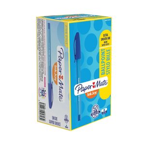 PaperMate InkJoy 100 Ballpoint Pen Medium Blue (Pack of 50) S0957130