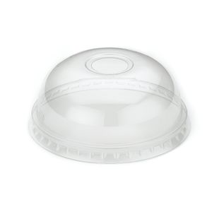 Go-Pak Domed Lid with Hole Recyclable PET 9oz (Pack of 2000) R10052